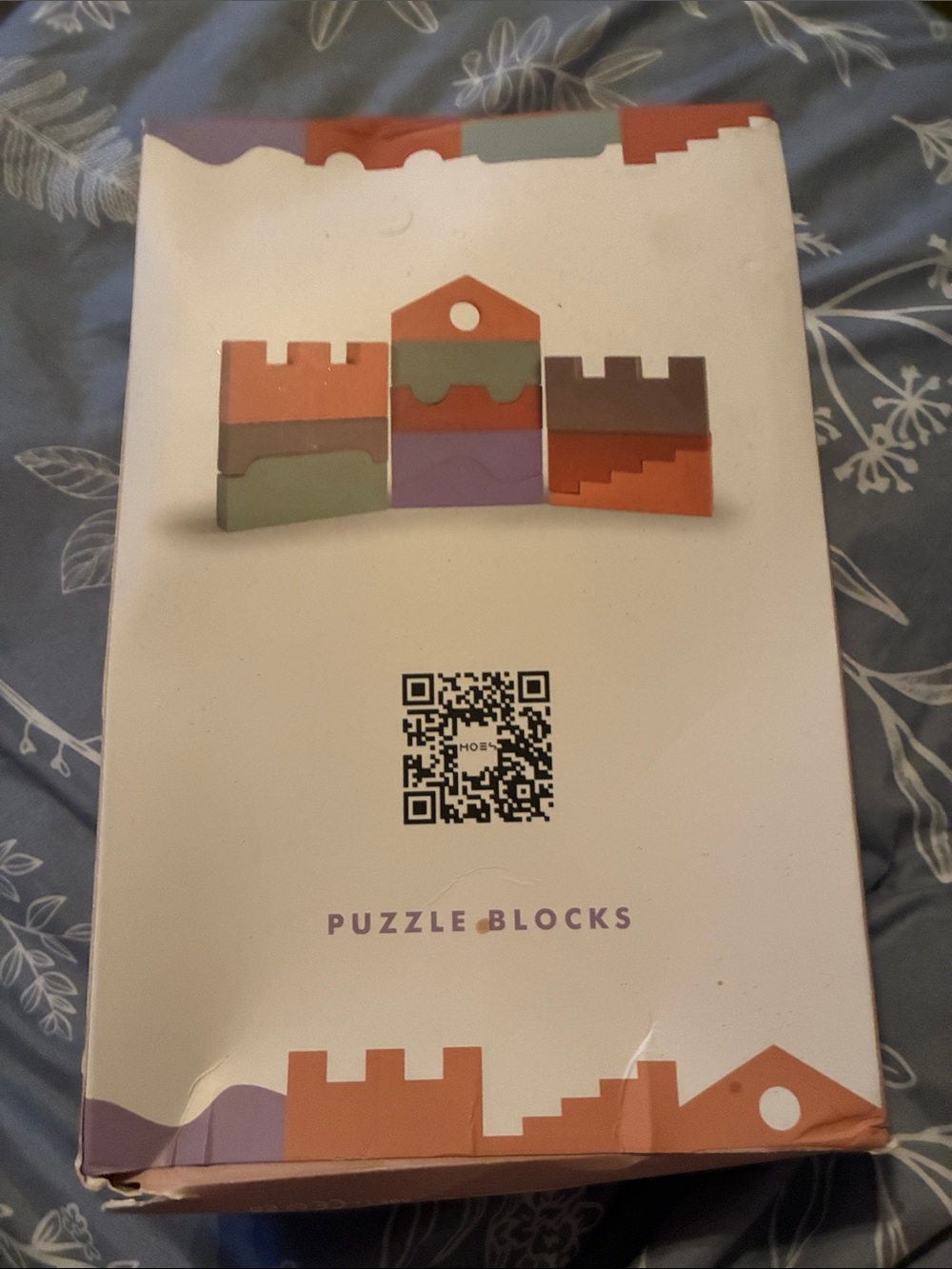 Puzzle Blocks Decorative Wooden Blocks - Multicolor